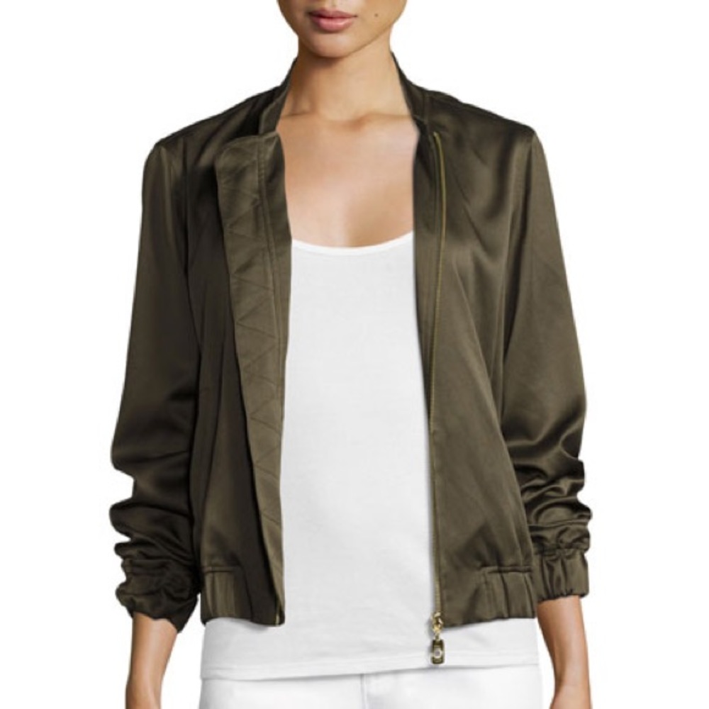 Michael Kors Green Bomber